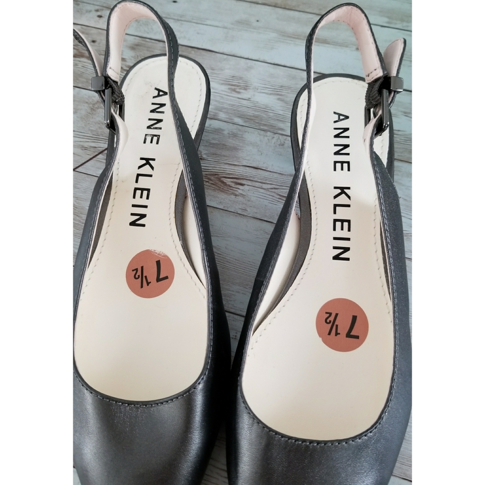 Anne Klein Expert Slingback Kitten Heel Pumps - Picture 5 of 14